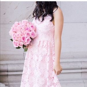 Pink Chicwish Lace Dress